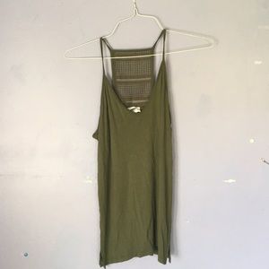 old navy olive green tank top